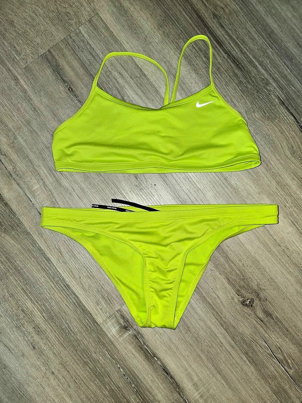 Nike Essential Racerback Bikini Set Green
